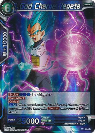 God Charge Vegeta BT1-036 R